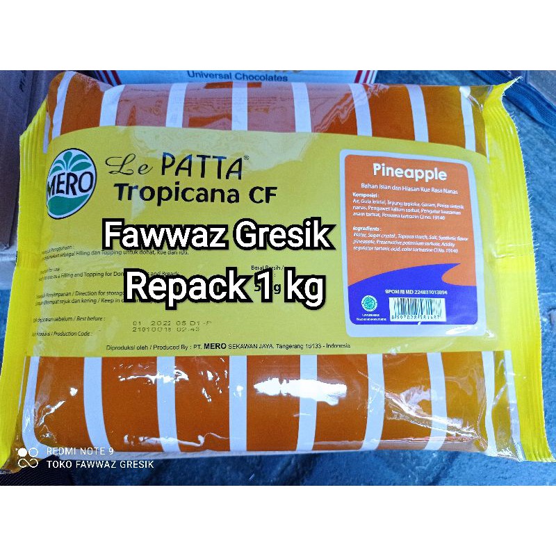 Selai Le PATTA Tropicana CF 1kg / Selai LePatta Mero 1 Kg