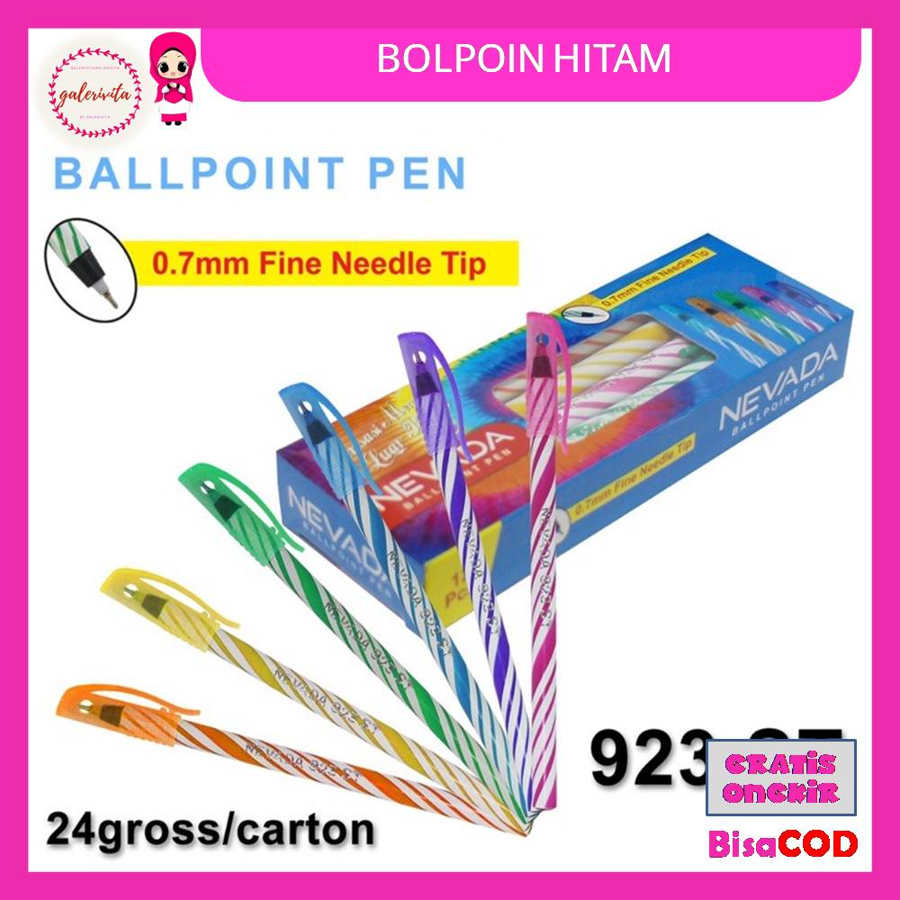 

Pulpen / Bolpoint /Bolpen Hitam / Pulpen Lilin Warna