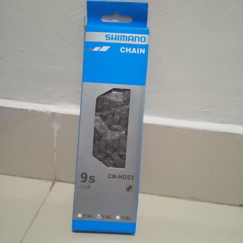 Rantai Sepeda 9 Speed 9sp SHIMANO HG HG53 53 Original Ori Alivio Deore