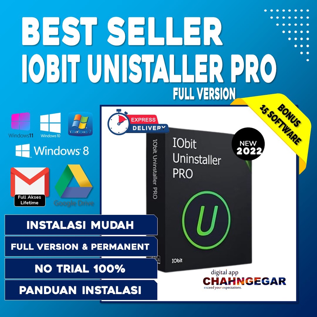 IObit Uninstaller 2022 versi 12 Full Version Lisensi Full Aktivasi Lifetime Software Untuk Menghapus Program Aplikasi Komputer