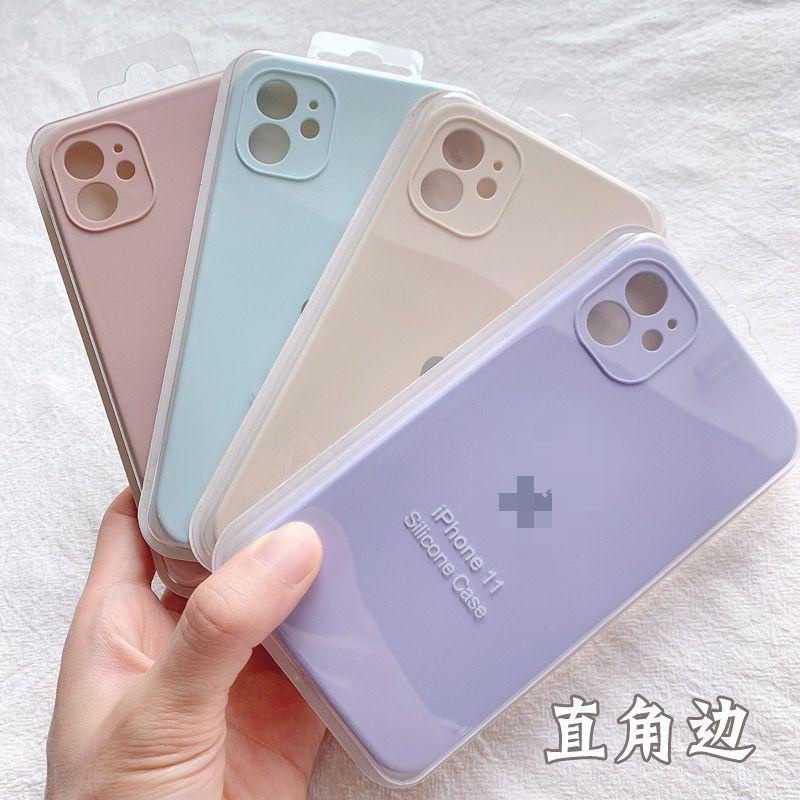 Silicone Rubber 1:1 Iphone 11 Promax 11 Pro 11 Soft Silicone Case Rubber Anti Noda Kualitas Original + Protector Camera