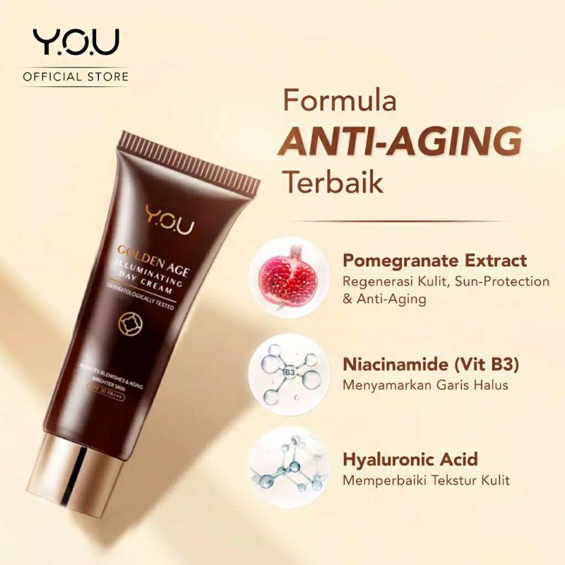 YOU Golden Age Illuminating Day Cream 18 GR SPF 30 PA+++