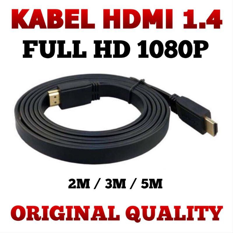 KABEL HDMI 1.4 FULL HD 1080p 1,5M / 2M / 3M / 5M HIGH QUALITY FOR PC and TV