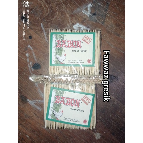 Tusuk Gigi 1 Pack Bambu