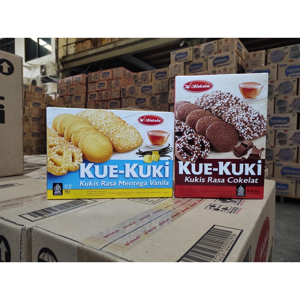 

KUE KUKI MENTEGA VANILA, CHOCOLATE 80GR | 24 BOX cocok untuk bingkisan, hajatan, acara, nikahan, hampers, parcel lebaran / idul Fitri, roti asul asul