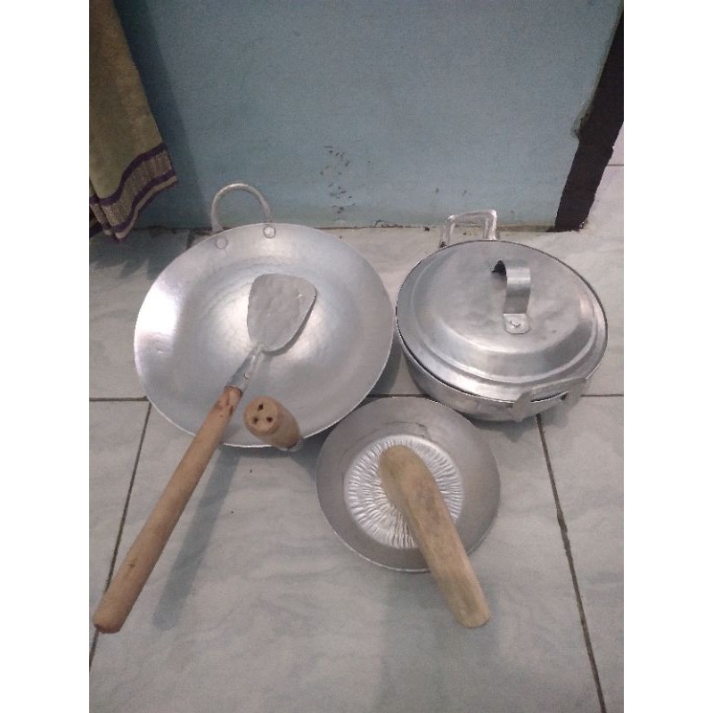 panci set penggorengan tebal murah khas garut