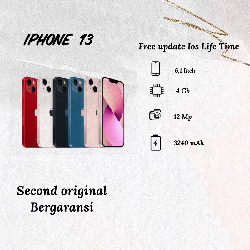 IPHONE 13 512 GB SECOND ORIGINAL