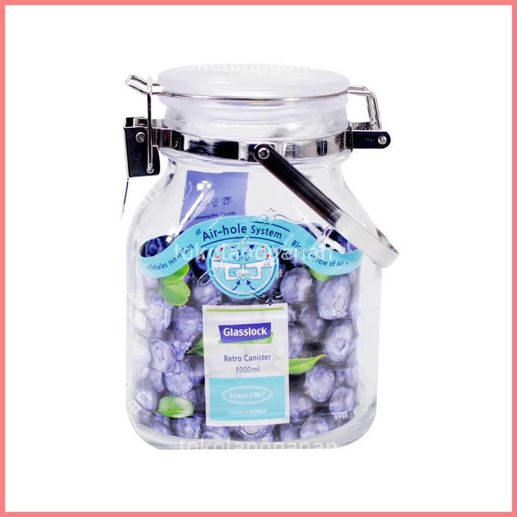 Glasslock 1 Ltr Retro Stoples