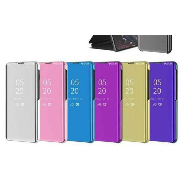 SAMSUNG M51 A21s A70 A20s A30s A50s NOTE 10 PLUS FLIP CASE MIRROR ORI S VIEW FLIP COVER
