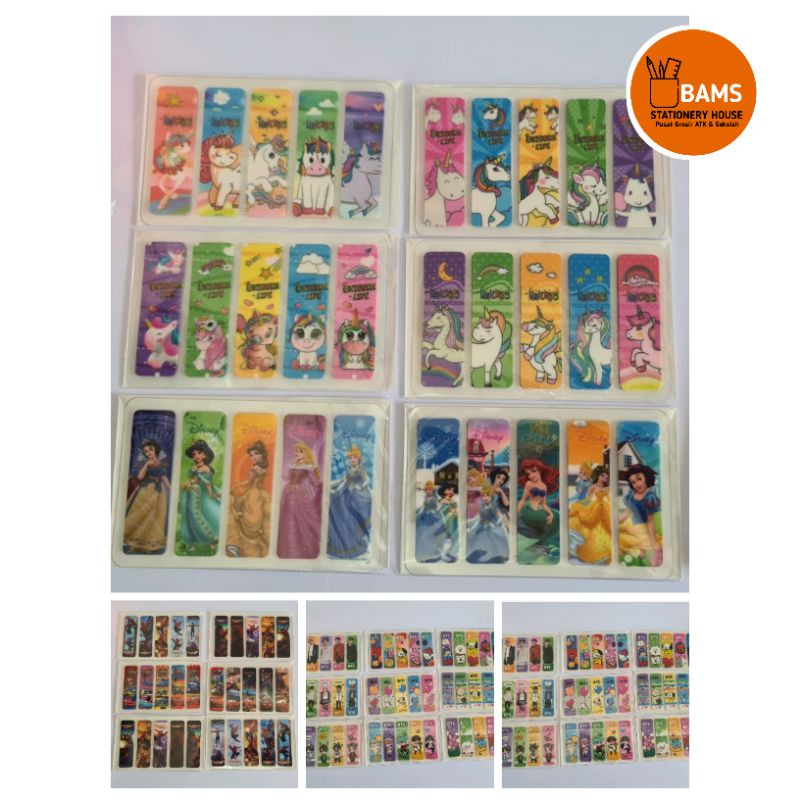 

STICK MARKER / STICKY NOTES / POS IT KARAKTER / Pembatas Buku Karakter / Sticky Karakter
