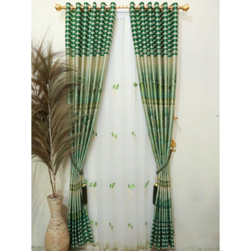 Gorden blackout jodha printing emas ( harga perlembar)