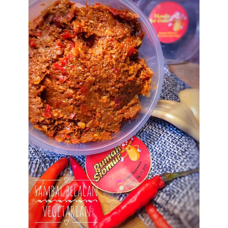 

SIAP DIMAKAN SAMBAL BELACAN VEGETARIAN 150 ML VEGAN SAMBAL PEDAS DOWER BELACAN TERASI VEGETARIAN