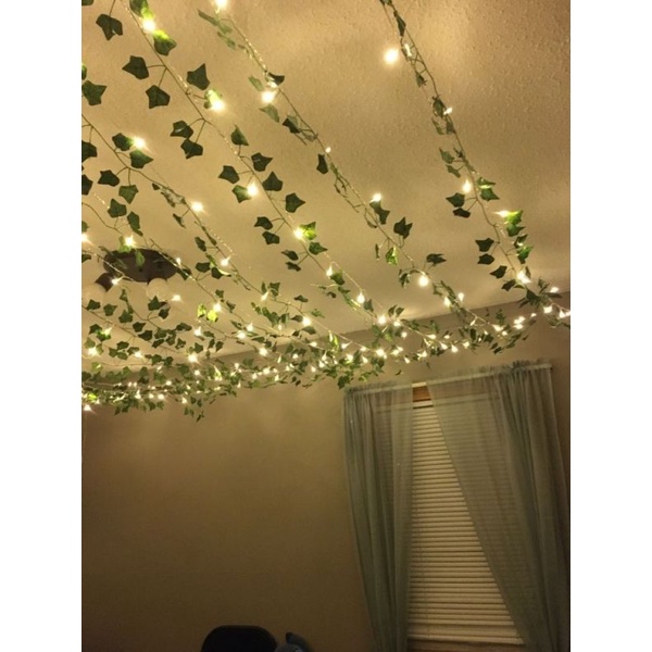 Termurah distributor daun ivy kecil daun rambat daun plastik panjang 2meter