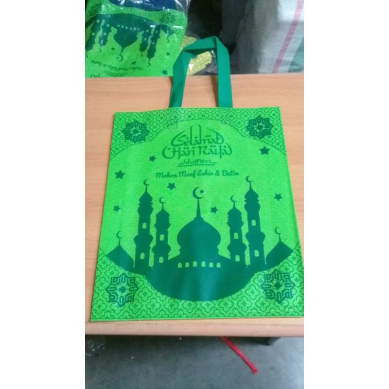 Goodie Bag Idul Fitri (Lebaran)  38x 45x 10- Handle Lebaran new Edition