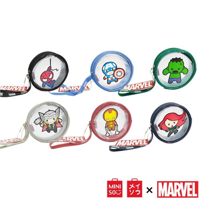 Miniso Dompet Koin Marvel Pouch Serbaguna