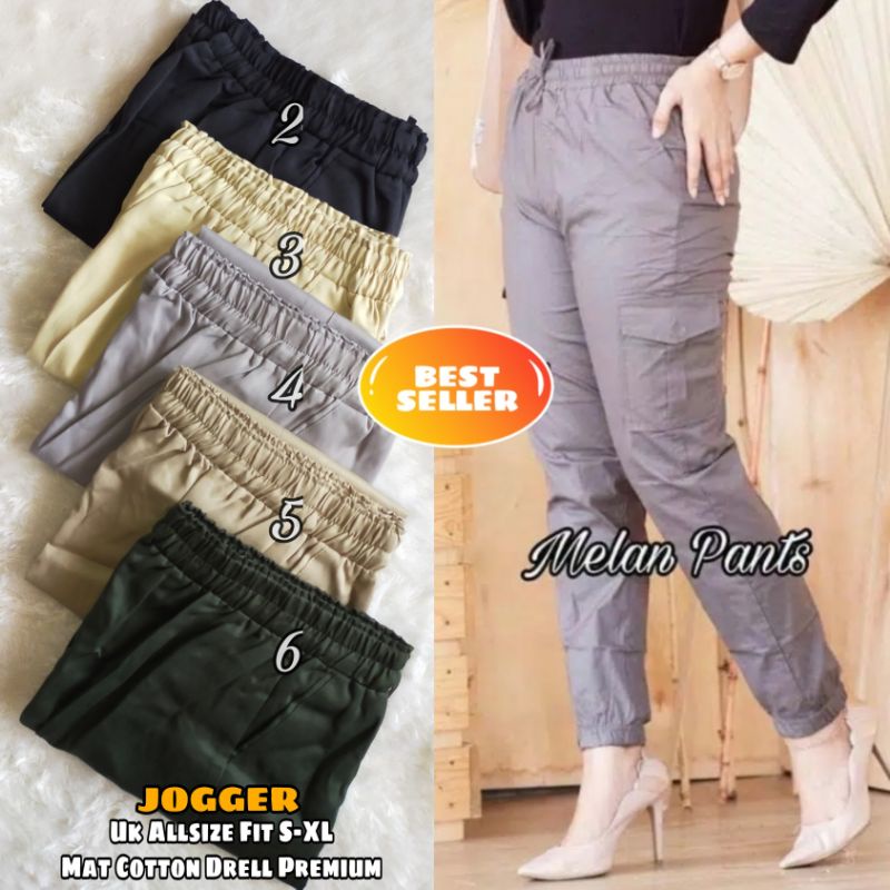 Jogger Pants Premium / Celana Jogger Wanita Cewek