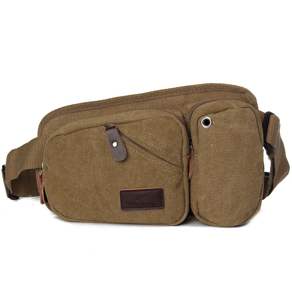 tas pria ransel satu tali single strap back canvas bag (2g3) bta062