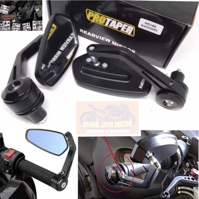 Spion Jalu Oval Model Rzm Spion Bar End Oval kaca spion Universal Semua Motor Bisa KING