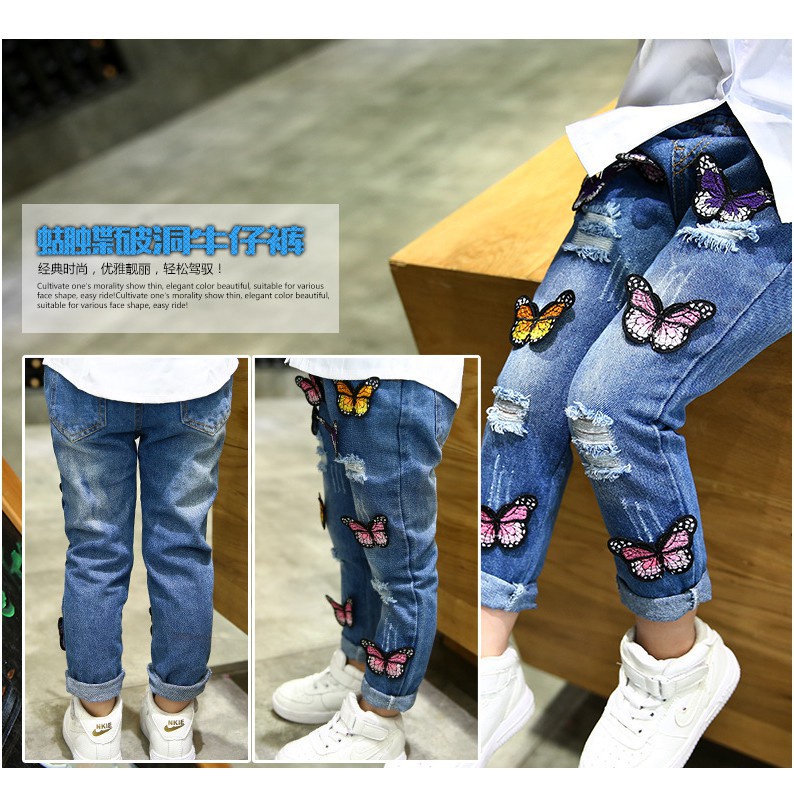 1 pcs bundling Celana Anak perempuan celana jeans anak perempuan