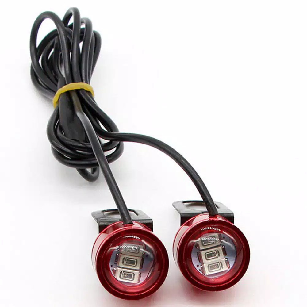 2pcs Mata Elang Strobo FLASH 3 MODE, Lampu Led Eagle Eye