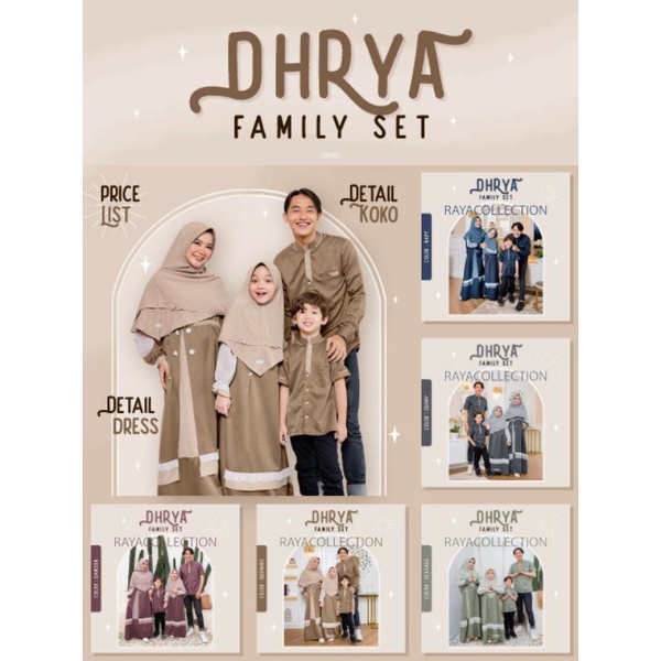READY DHRYA FAMILY SET by Silmee