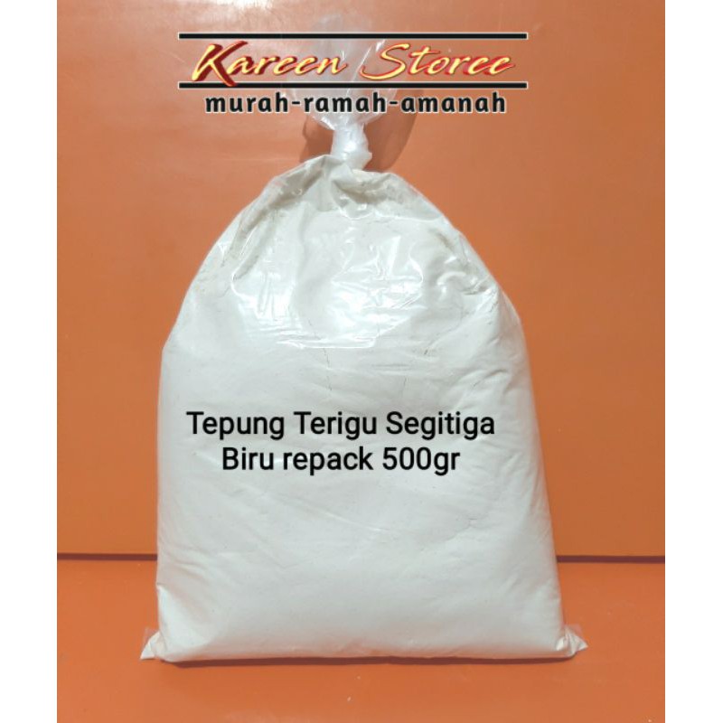 

Tepung terigu merk Segitiga Biru 500gr