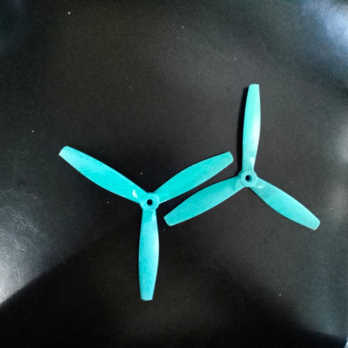 Gemfan Propeller Bullnose 6040 6x4 3Blade 1pair freyblue Nylon fiber glass Prop CW CCW RC Drone
