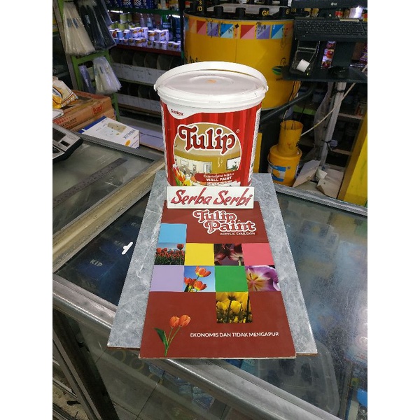 (TULIP 4.5KG)Cat air dinding Wall paint Sanlex brand