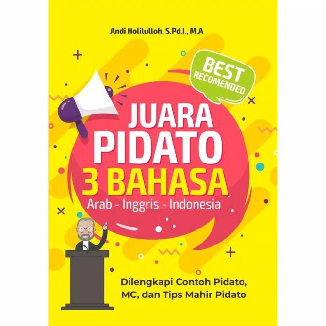 

BUKU MAHIR PIDATO 3 BAHASA | ARAB - INGGRIS - INDONESIA