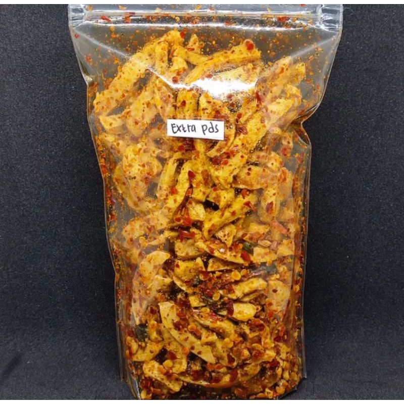 

Basreng extra pedas daun jeruk 100gr