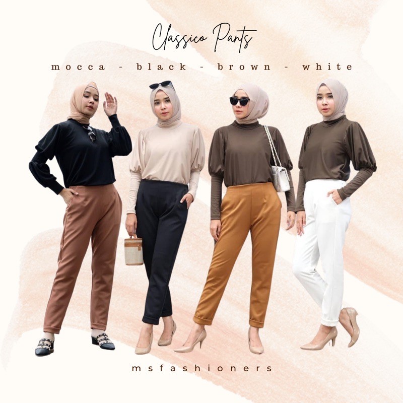 Classico Pants Scuba/ celana scuba/ celana panjang/ scuba pants/ scuba import/ scupa premium