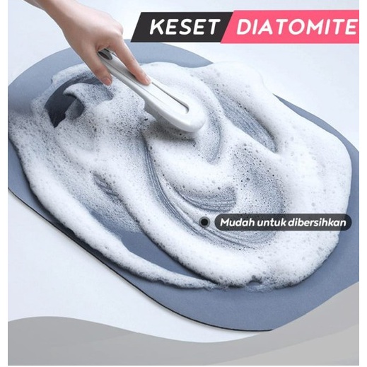 KESET KAKI VIRAL DIATOMITE ANTI SLIP // KESET KAKI KAMAR MANDI DAPUR SERAP AIR ANTI SLIP - BDC