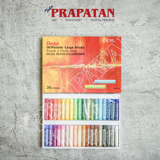

Best Seller! Crayon Pentel / Oil Pastel Large Stick 36 Warna Terpercaya