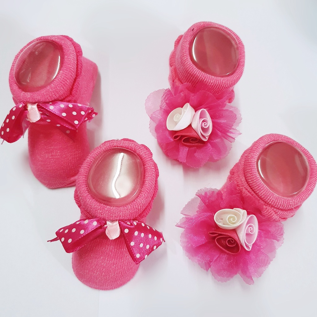 (SNI) Prewalker Socks 3D Bayi New Born / Anti Slip Kaos Kaki Import Baby Anak Perempuan 0-12 0-6 0-3 Bulan Kiosbalitaaprillia