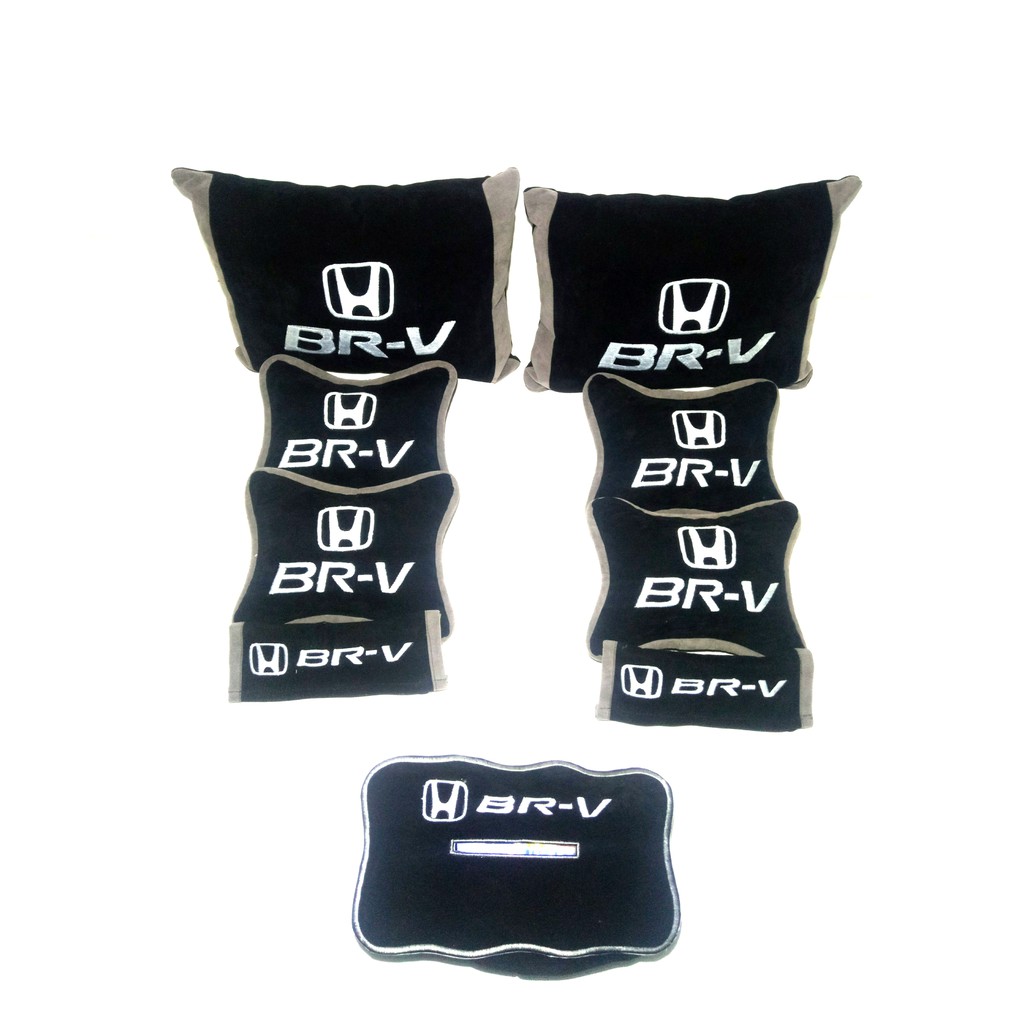 Honda BRV Bantal aksesoris mobil Hitam abu