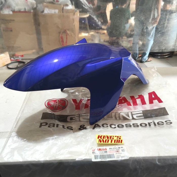 SPAKBOR DEPAN MX KING OLD BIRU (2PV-00-P5) ASLI YAMAHA