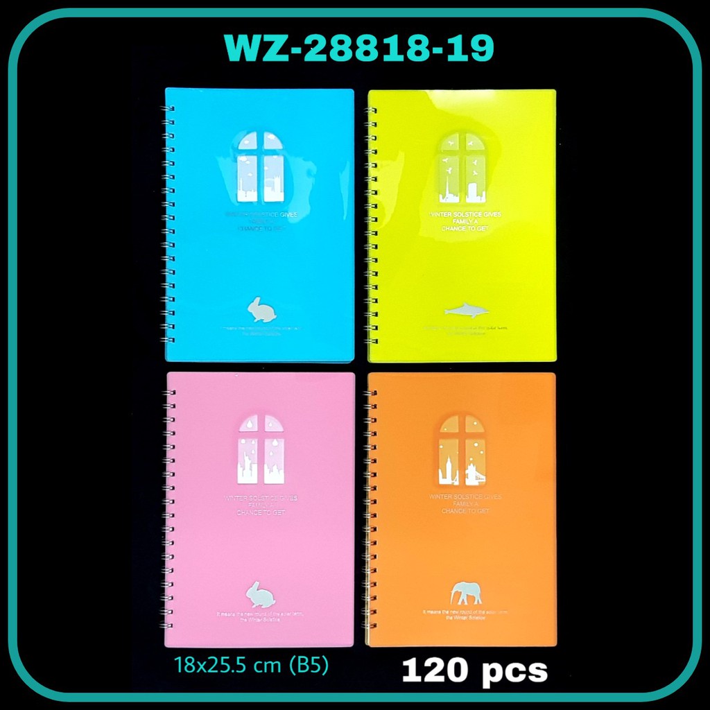 

ILP Buku Catatan Spiral B5 WZ-28818-19 / Notebook Spiral / Buku Spiral