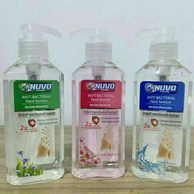 NUVO Hand Sanitizer Pump 250ml 85ml    | Shopee Indonesia