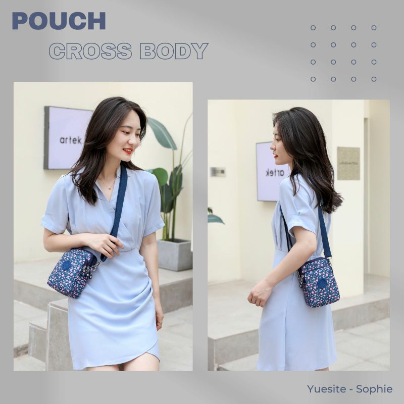 DOMPET POUCH TAS SELEMPANG YUESITE SOPHIE ORIGINAL IMPORT SLINGBAG CYUTEBAGS