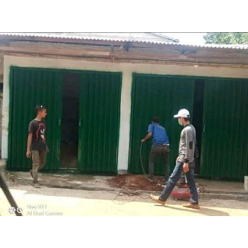 roling door folding gate