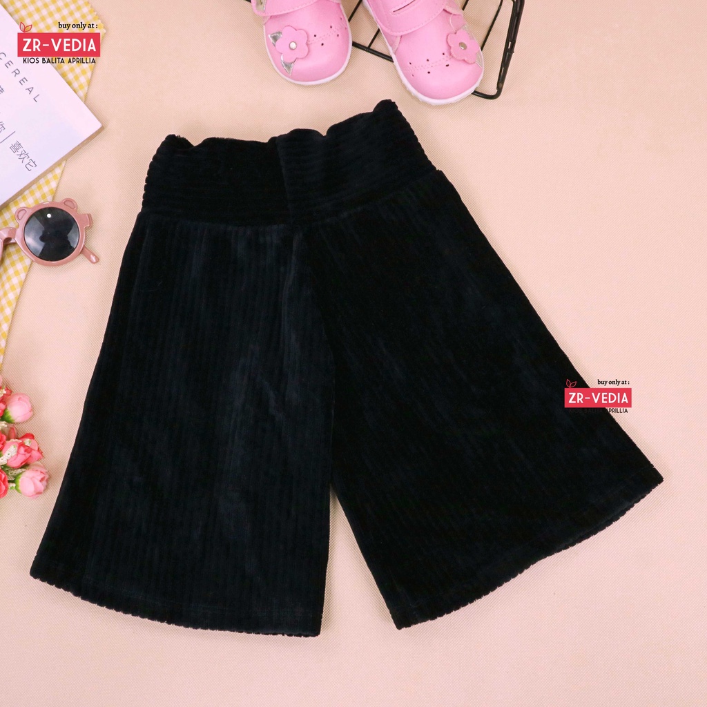 Kulot Anak Premium uk 1-4 Tahun / Celana Codoray 3per4 Anak Perempuan Skirt Bawahan Polos Pendek Pants Murah ZR Vedia