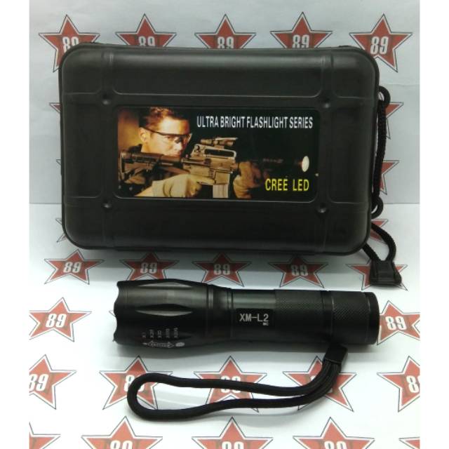 Senter lampu Brillante Led Ultra Flashlight series - T6