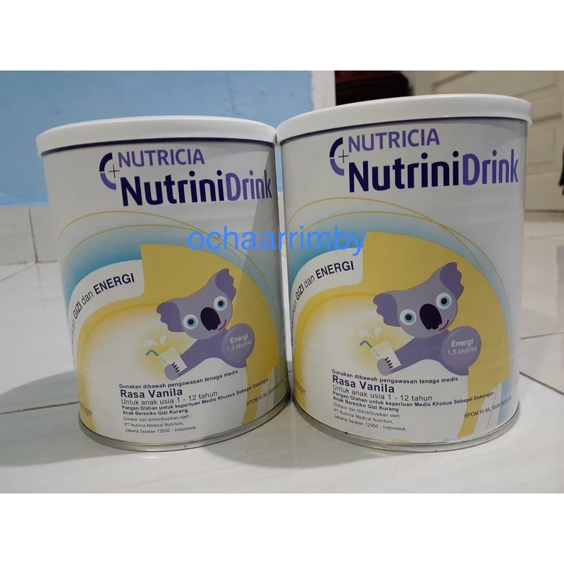 

kaleng susu bekas Nutrinidrink 400gr