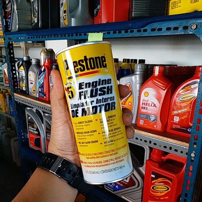 prestone engine flush