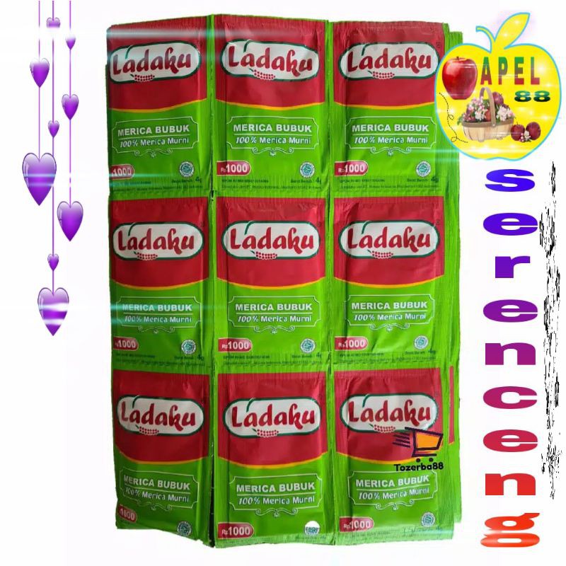 

ladaku serenceng isi 12 sachet