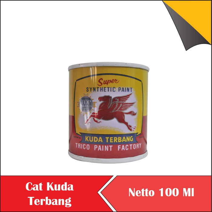 

CAT KUDA TERBANG KALENG KECIL 100 ML 0,1 KG BESI KAYU PLASTIK K