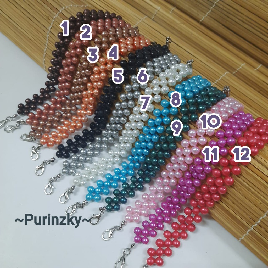 [Tali Masker] Konektor Hijab/ Tali Pengikat Masker /Konektor Masker Mutiara