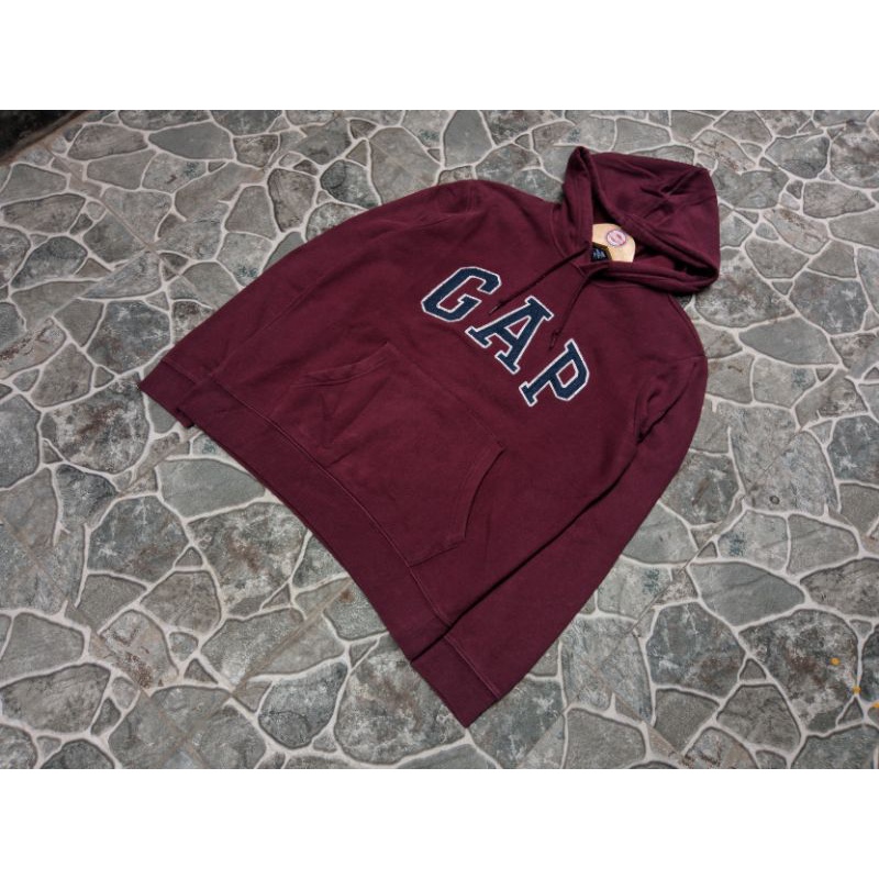 Hoodie GAP maroon / Hoodie GAP Second / Hoodie GAP Original Second