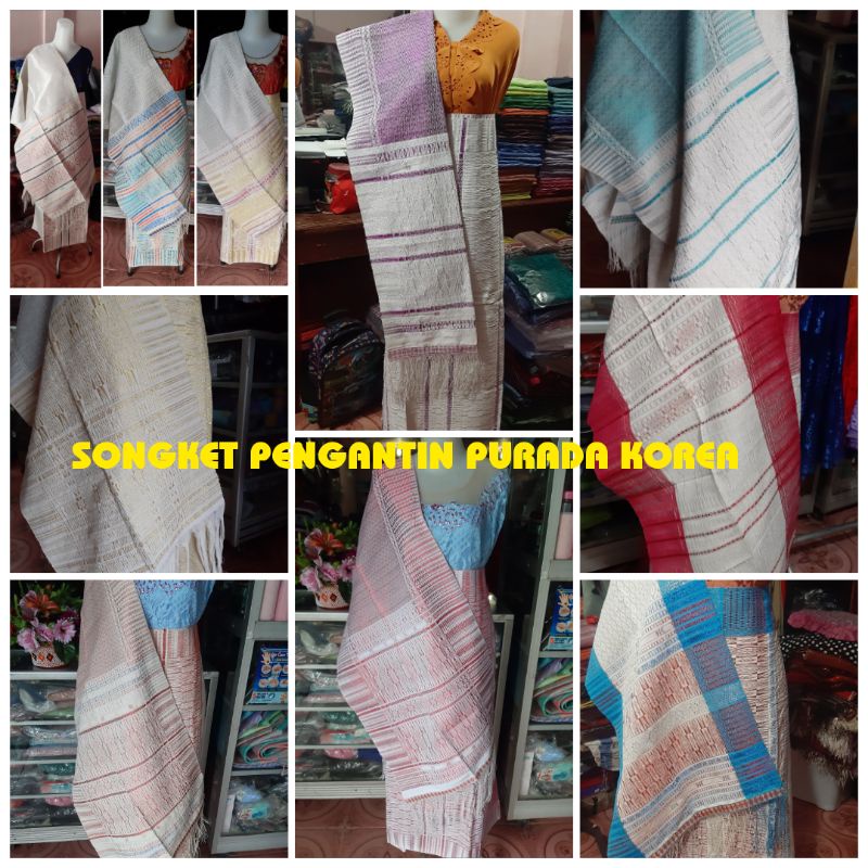 Tumtuman Korea Pengantin Na Marhillong Songket