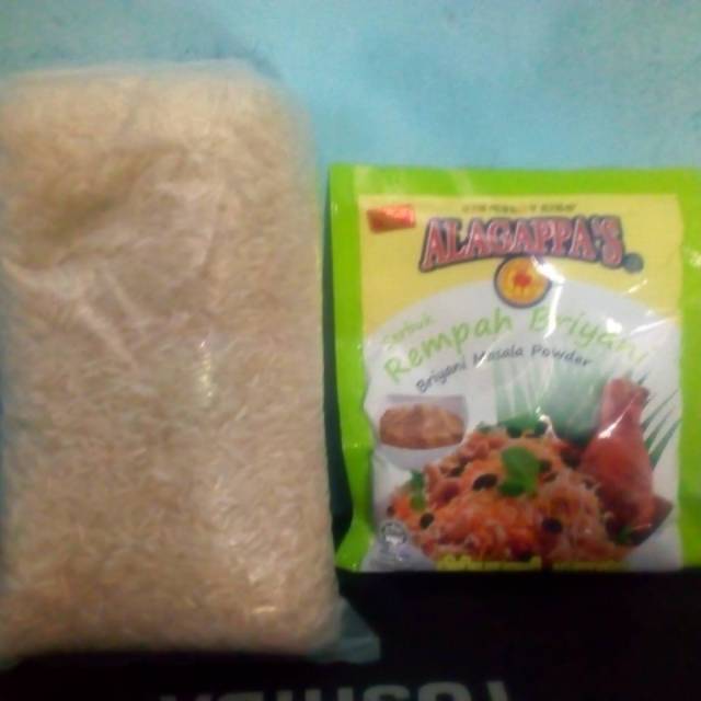 

Paket beras basmati bumbu biryani alavagas